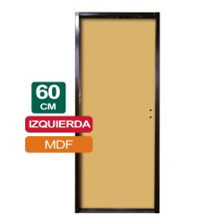 PUERTA PLACA MDF 60CM X 2Mts X 10CM IZQUIERDA