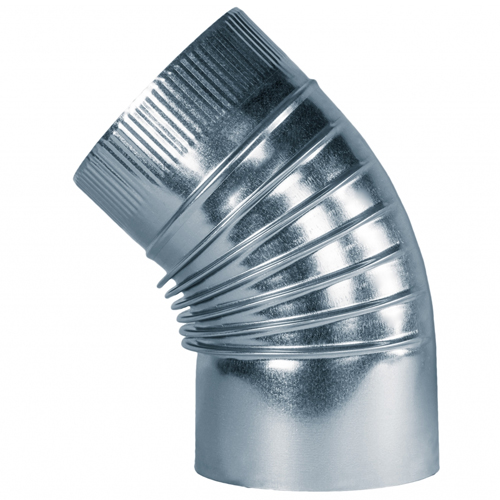 CODO GALVANIZADO 2X4 A 45º