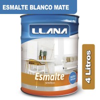 ESMALTE BLANCO MATE x 4 LT