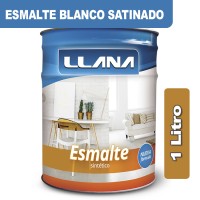 ESMALTE BLANCO SATINADO x 1 LT