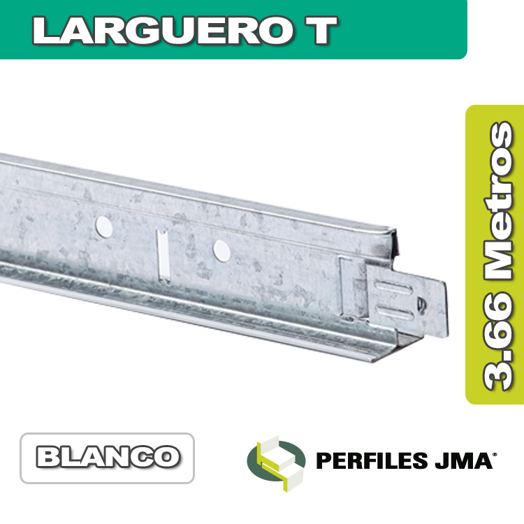 LARGUERO T x 3,66 ML BLANCO