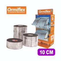 MEMBRANA ASFÁLTICA AUTOADHESIVA ORMIFLEX EN ROLLO 10 CM x 25 MTS