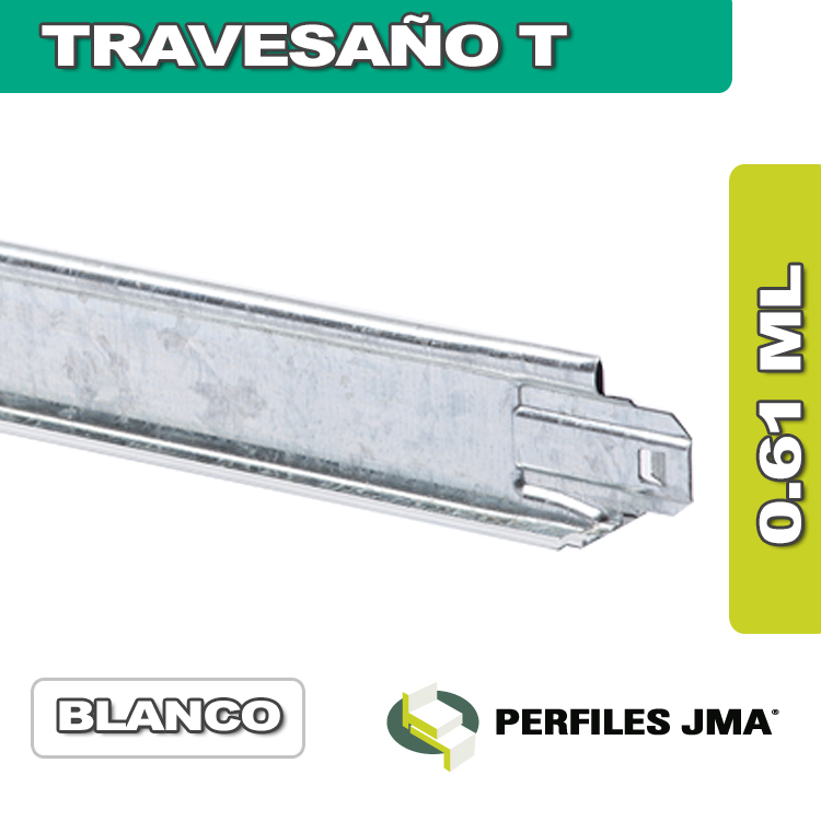 TRAVESAÑO T x 0,61 ML BLANCO