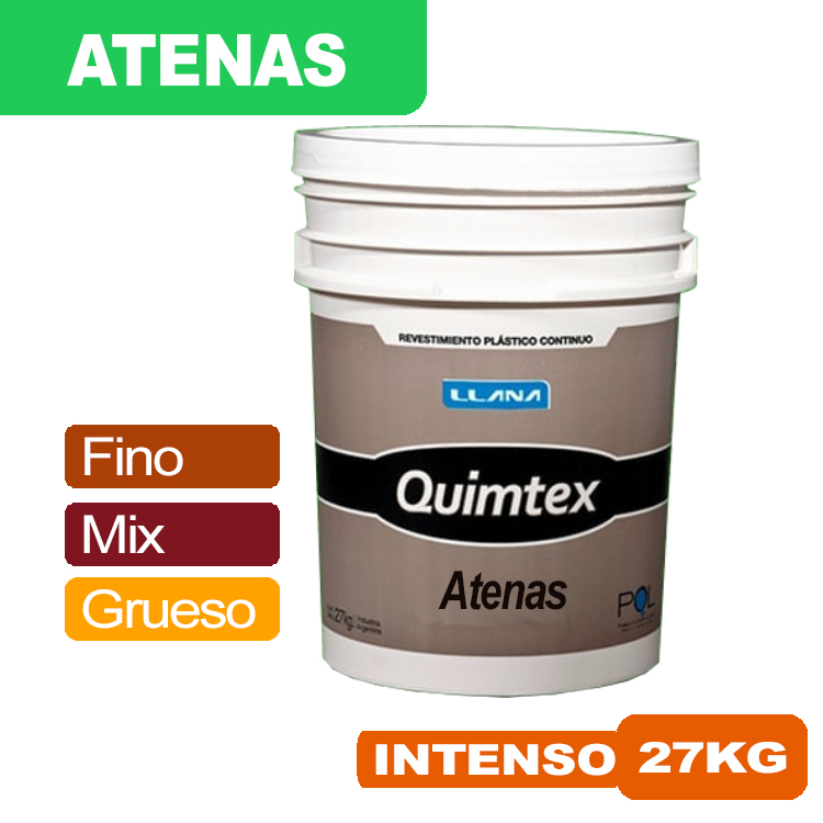 REVESTIMIENTO PLÁSTICO QUIMTEX ATENAS x 27 KG INTENSO