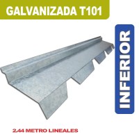 BABETA GALVANIZADA T101 INFERIOR x 2,44ML BABETA GALVANIZADA T101 INFERIOR x 2,44ML
