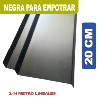 BABETA NEGRA PARA EMPROTRAR X 2.44ML 20 CM BABETA NEGRA PARA EMPROTRAR X 2.44ML 20 CM