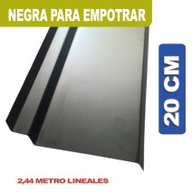BABETA NEGRA PARA EMPROTRAR X 2.44ML 20 CM