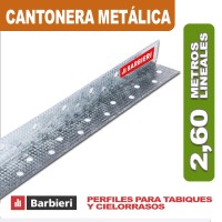 CANTONERA METÁLICA 31 X 2,60 ML. CANTONERA METÁLICA 31 X 2,60 ML.