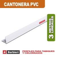 CANTONERA PVC 33MM LISA X 3 MTS CANTONERA PVC 33MM LISA X 3 MTS