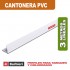 CANTONERA PVC 33MM LISA X 3 MTS