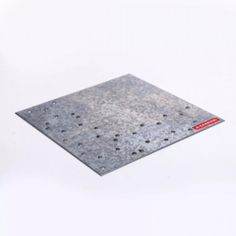 CARTELA 200 X 200 X 1.29 MM PERFORADA