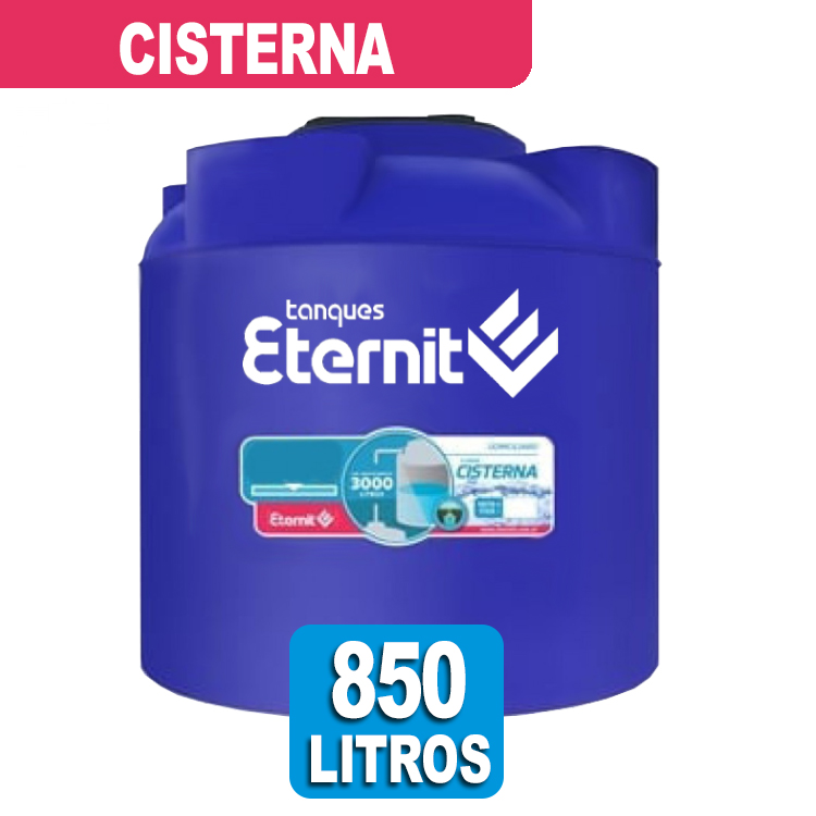 TANQUE CISTERNA TRICAPA DE 850 LTS (106 X 112 CM)