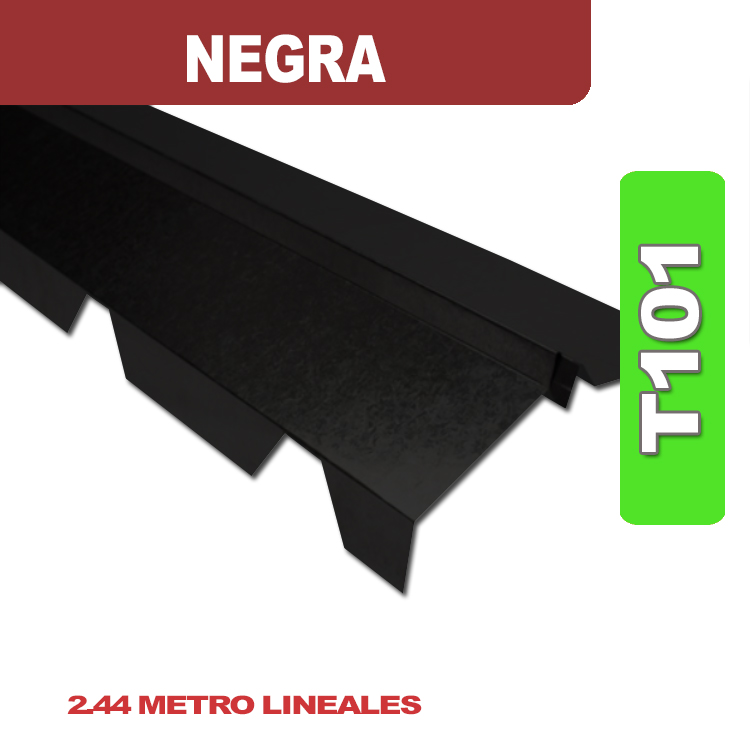 CUMBRERA CON FORMA T101 NEGRA X 2.44 ML