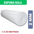 ESPUMA SOLA 2MM 1 X 20Mts