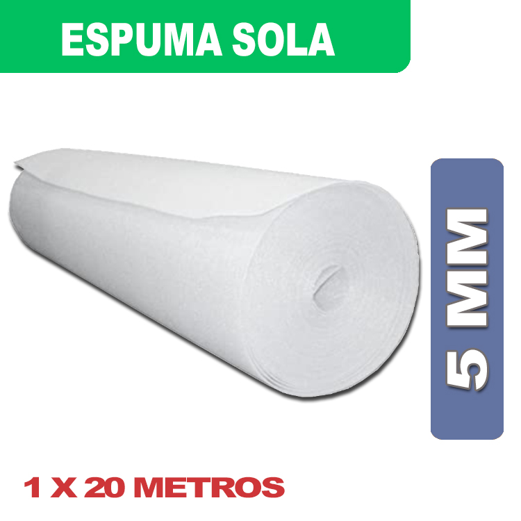 ESPUMA SOLA 5MM 1 X 20Mts