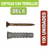 ESPYGAS DEL 8 CON TORNILLOS X 100 UNIDADES