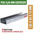 PERFIL PGC 100x40x15MM. ESPESOR 0,94MM. LARGO 6 MTS