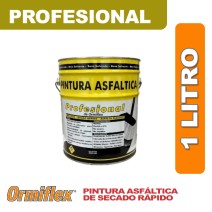 PINTURA ASFÁLTICA PROFESIONAL x 1 LT