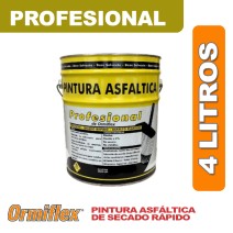 PINTURA ASFÁLTICA PROFESIONAL x 4 LT