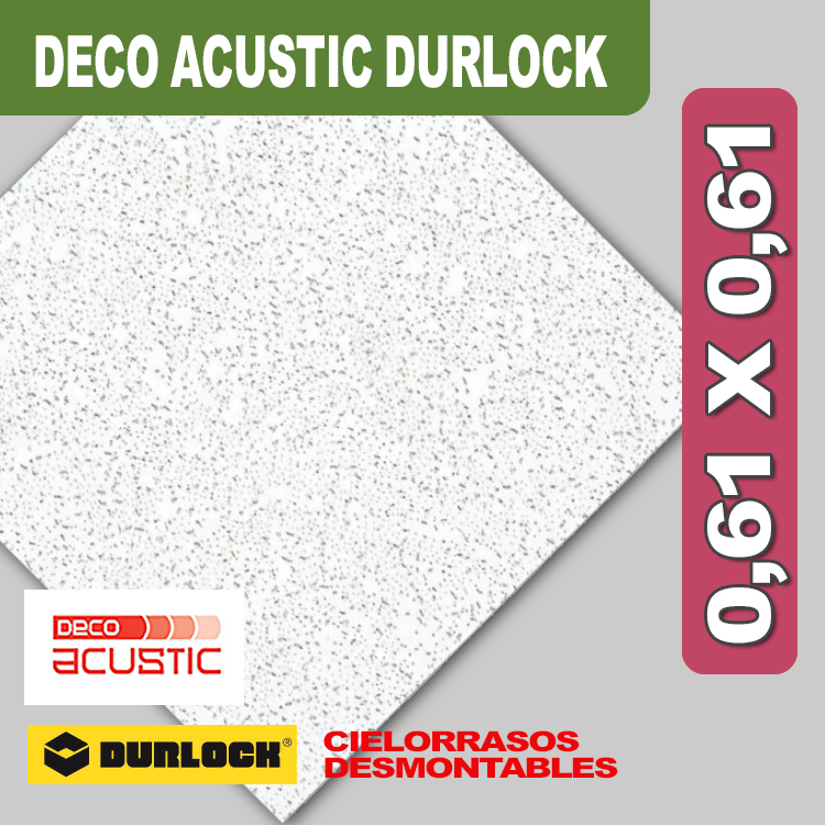 PLACA ACUSTIC COMET60 0.61 X 0.61 BORDE RECTO PLACA ACUSTIC COMET60 0.61 X 0.61 BORDE RECTO