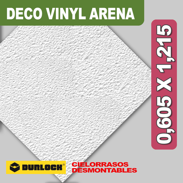 NO HAY PLACA DECO VINYL ARENA 0,605 X 1,215 NO HAY