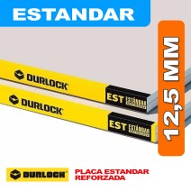 PLACA ESTANDAR 12,5 MM DURLOCK 1,20 X 2,40