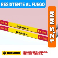 PLACA RESISTENTE AL FUEGO 12,5 MM RF 1,20 X 2,40