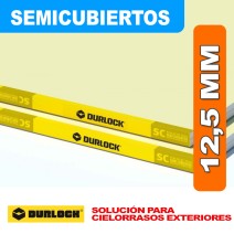 PLACA SEMI CUBIERTOS 12,5 MM SC 1,20 x 2,40 mts
