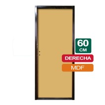 PUERTA PLACA MDF 60CM X 2Mts X 10CM DERECHA