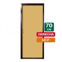 PUERTA PLACA MDF 70CM X 2Mts X 10CM DERECHA