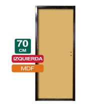 PUERTA PLACA MDF 70CM X 2Mts X 10CM IZQUIERDA