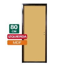 PUERTA PLACA MDF 80CM X 2Mts X 10CM IZQUIERDA