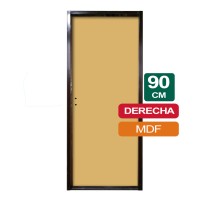 PUERTA PLACA MDF 90CM X 2Mts X 10CM DERECHA