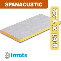 PLACA SPANACUSTIC 25MM 0,61 X 1,22Mts INROTS PLACA SPANACUSTIC 25MM 0,61 X 1,22Mts INROTS