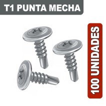 TORNILLOS T1 MECHA 8 X 1/2 X 100 UNIDADES
