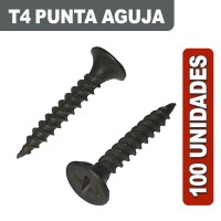 TORNILLOS T4 AGUJA 6 X 2 X 100 UNIDADES TORNILLOS T4 AGUJA 6 X 2 X 100 UNIDADES