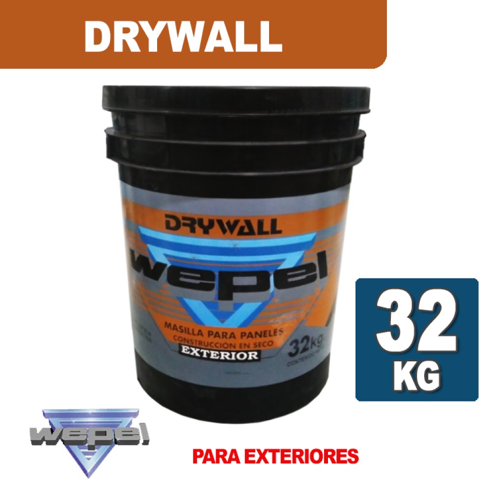 MASILLA WEPEL EXTERIOR X 32 KG. en Capri Materiales